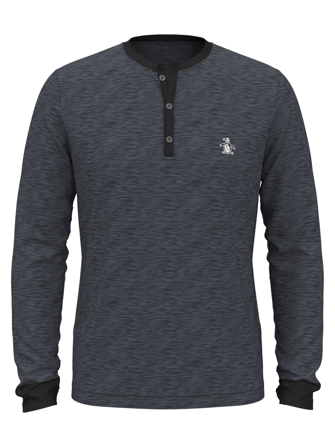 Men's Heathered Henley Golf Sweater