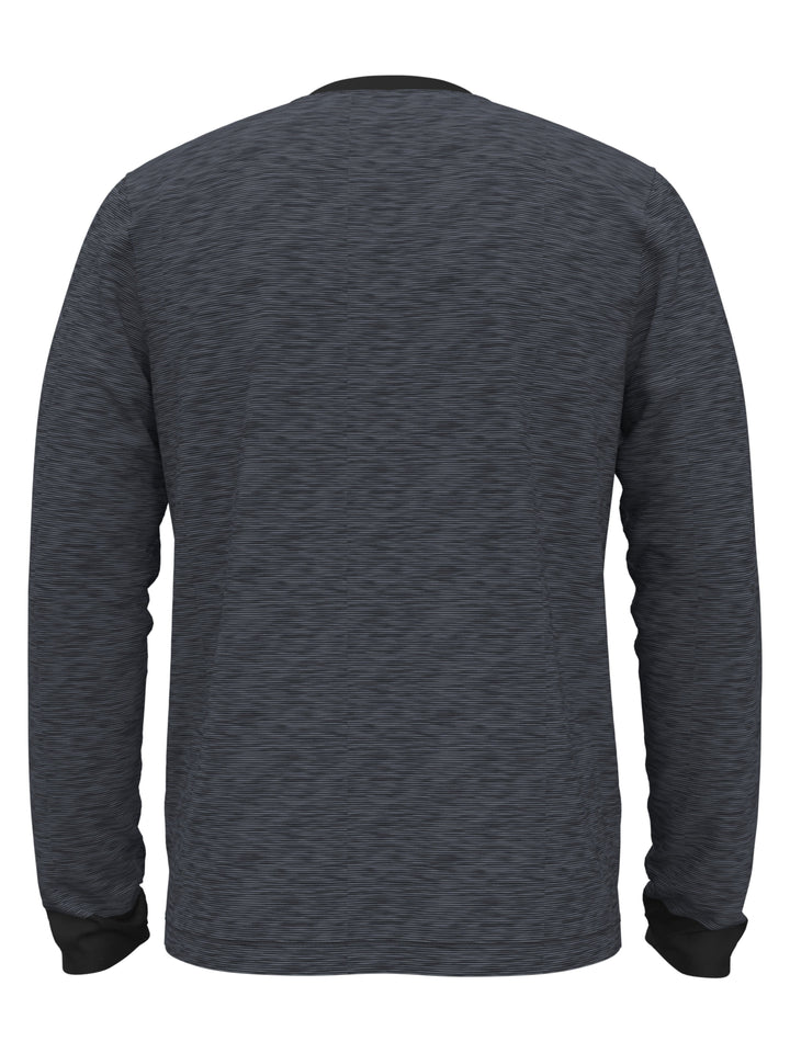 Men's Heathered Henley Golf Sweater