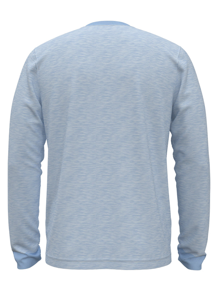 Men's Heathered Henley Golf Sweater