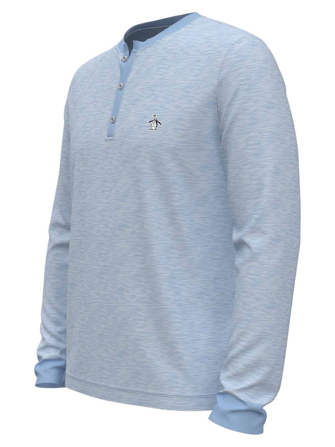 Men's Heathered Henley Golf Sweater