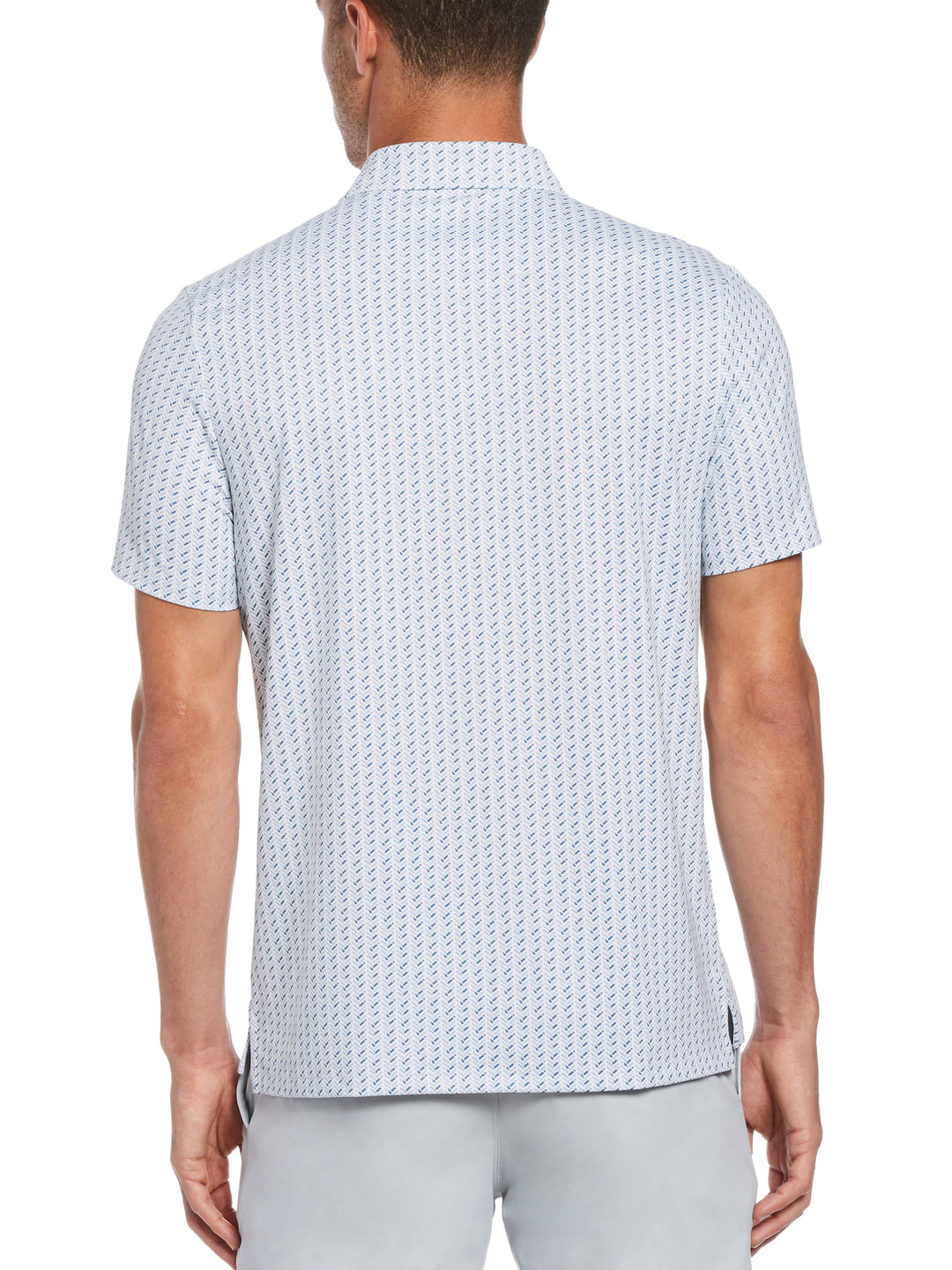 Men's Herringbone Golf Polo