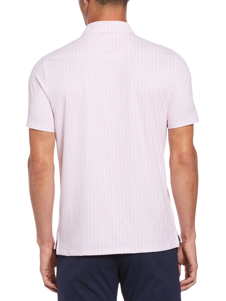Men's Herringbone Golf Polo