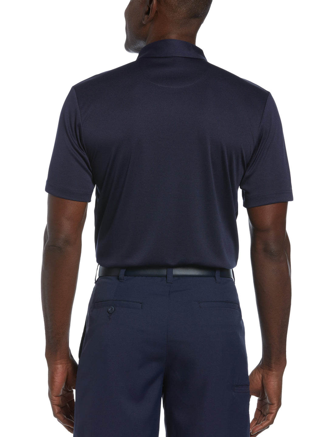 Men's High Contrast Ombre Geo Print Golf Polo