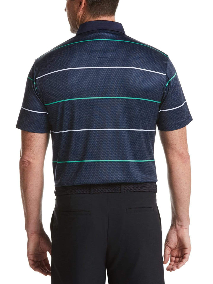 Men's Horizontal Stripe Polo