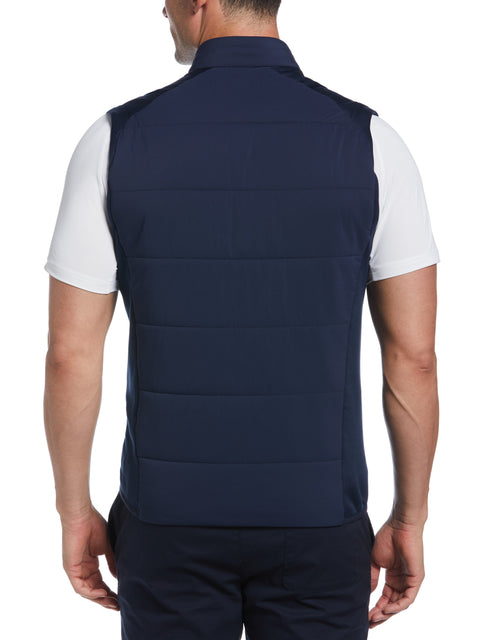 Insulated 70's Golf Vest (Black Iris) 