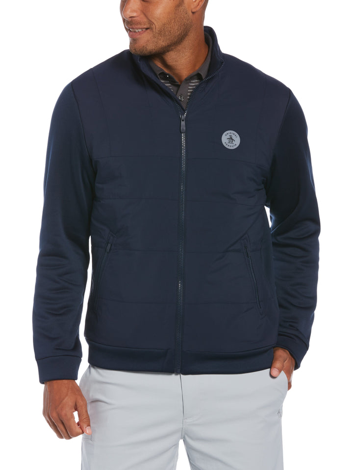 Men's Insulated Mixed Media Golf Jacket