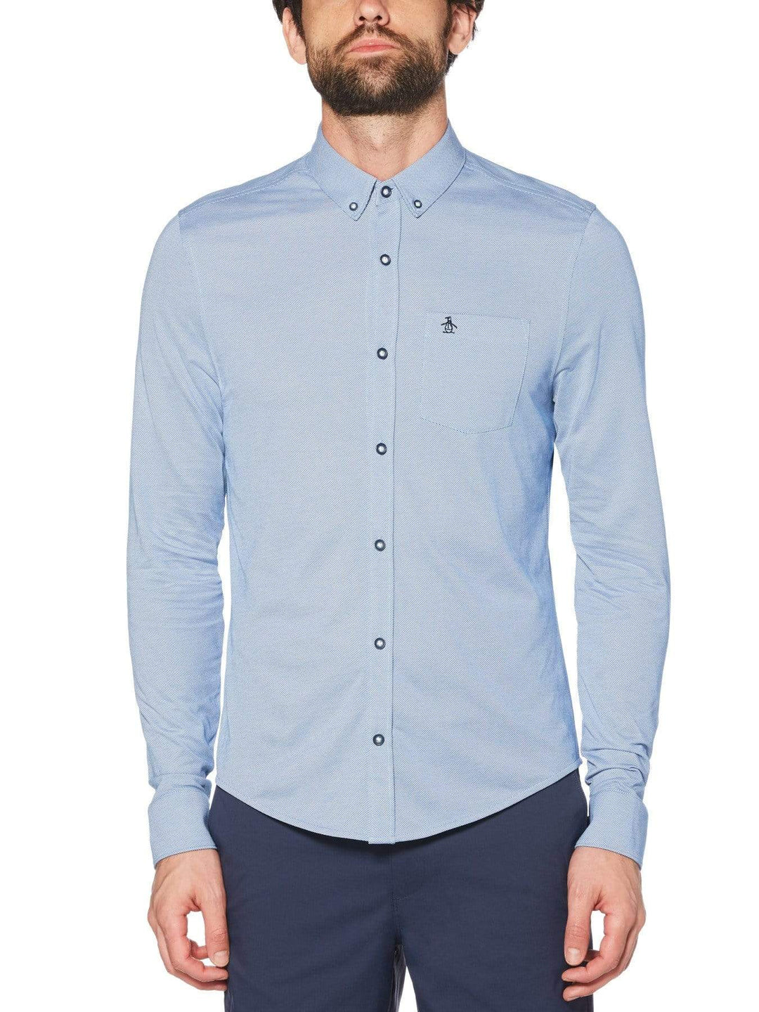 Men's Jacquard Shirt Polo