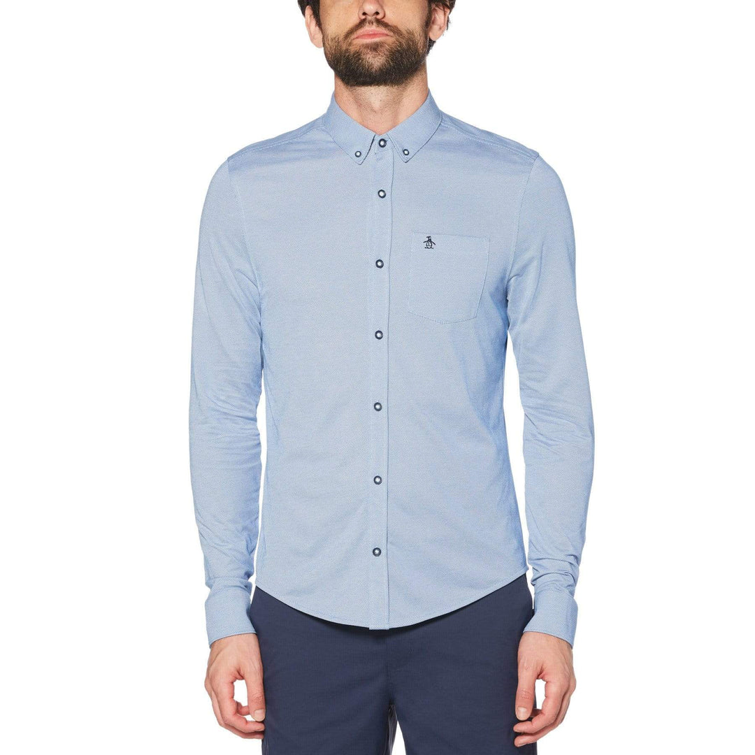 Men's Jacquard Shirt Polo