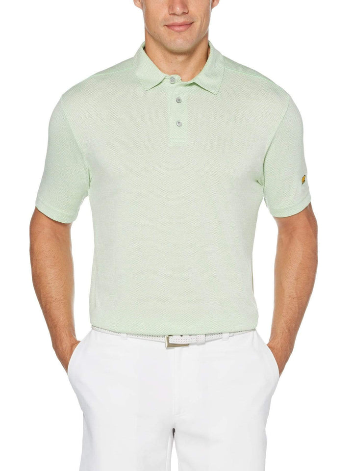 Men's Jacquard Short Sleeve Golf Polo