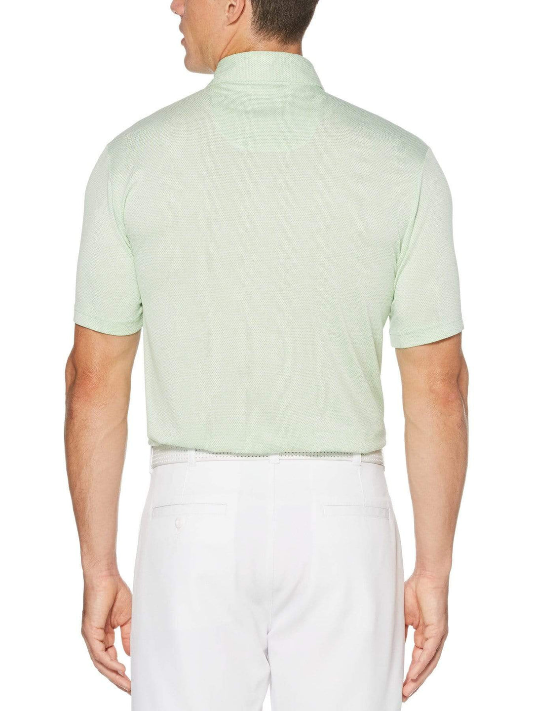 Men's Jacquard Short Sleeve Golf Polo