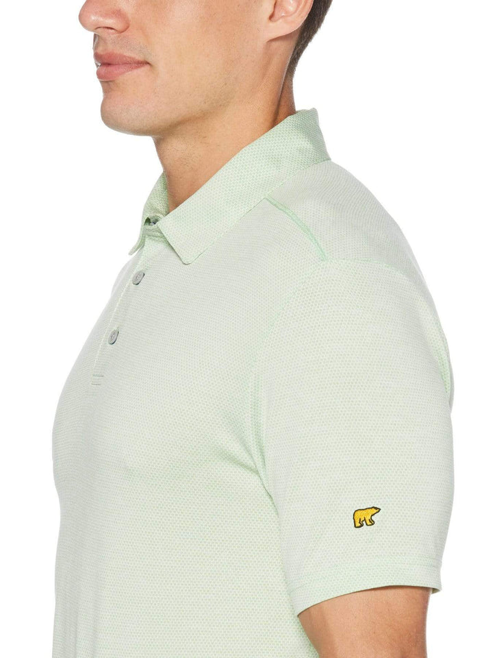 Men's Jacquard Short Sleeve Golf Polo