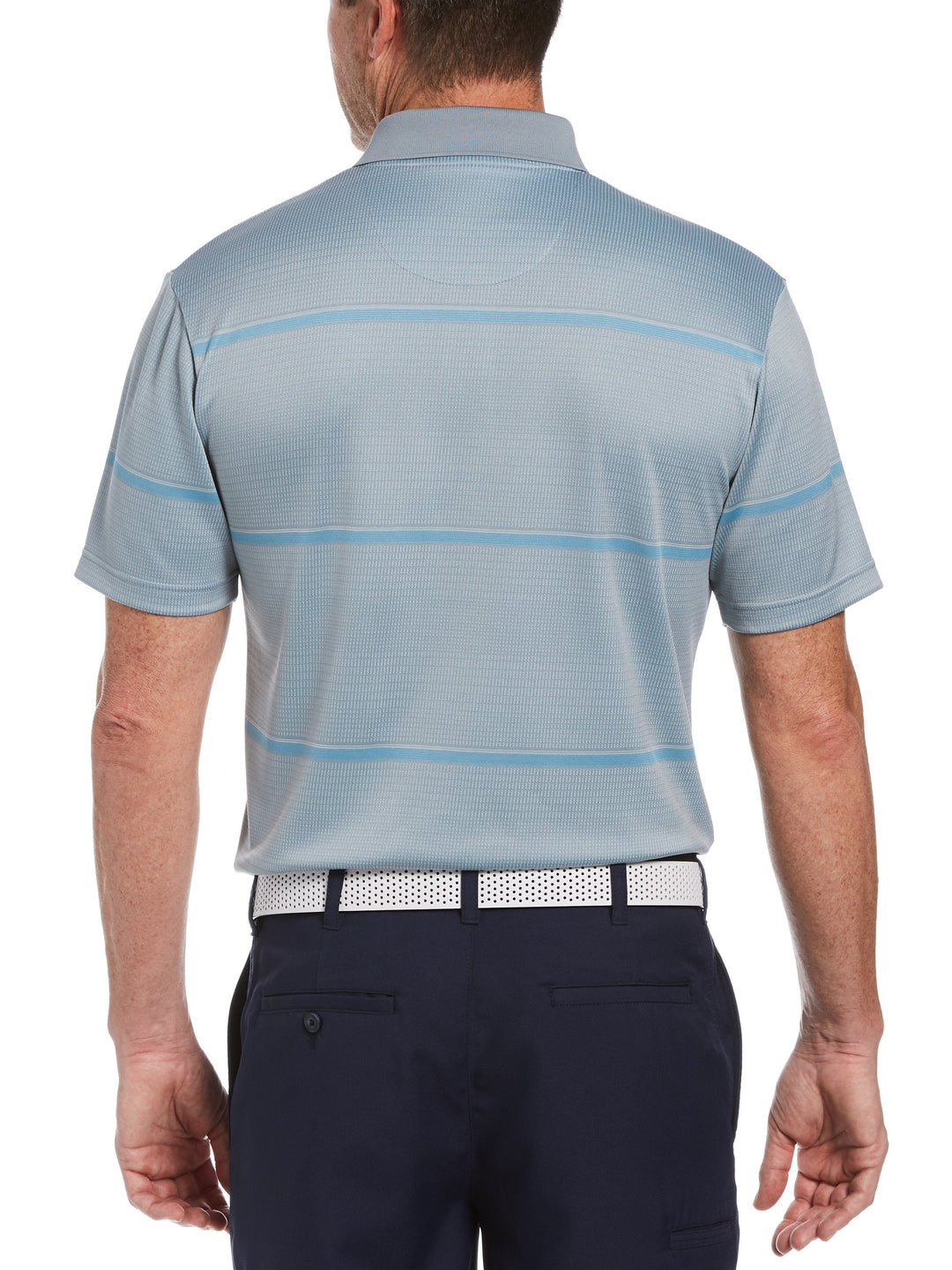 Men's Large Scale Jacquard Golf Polo