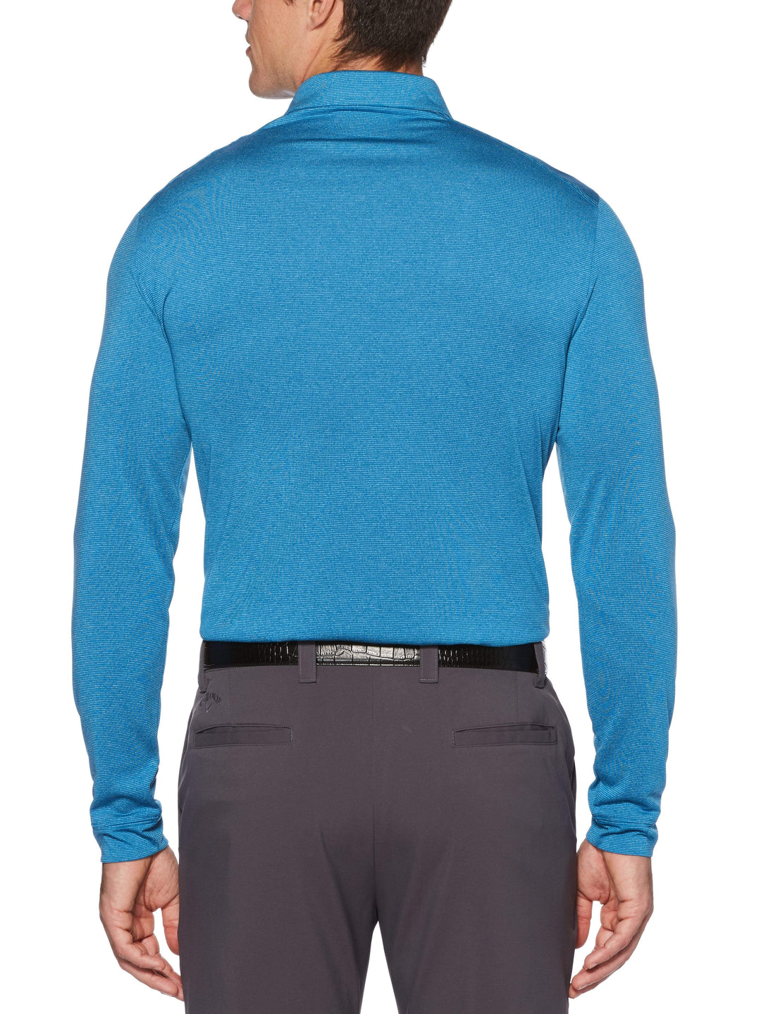Men's Long Sleeve Knit Polo