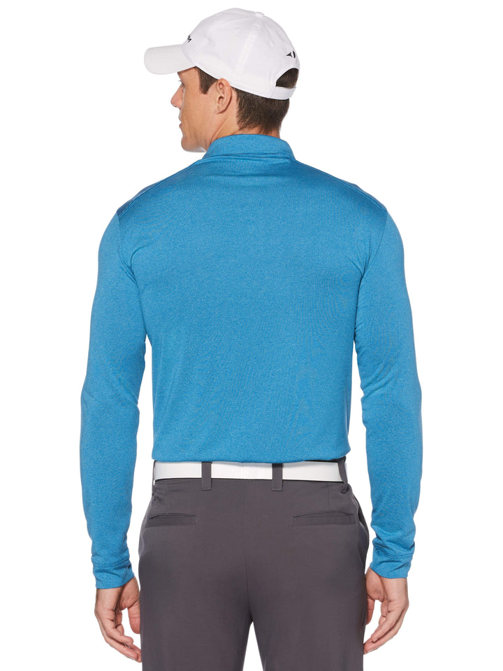 Men's Long Sleeve Knit With Pocket Polo