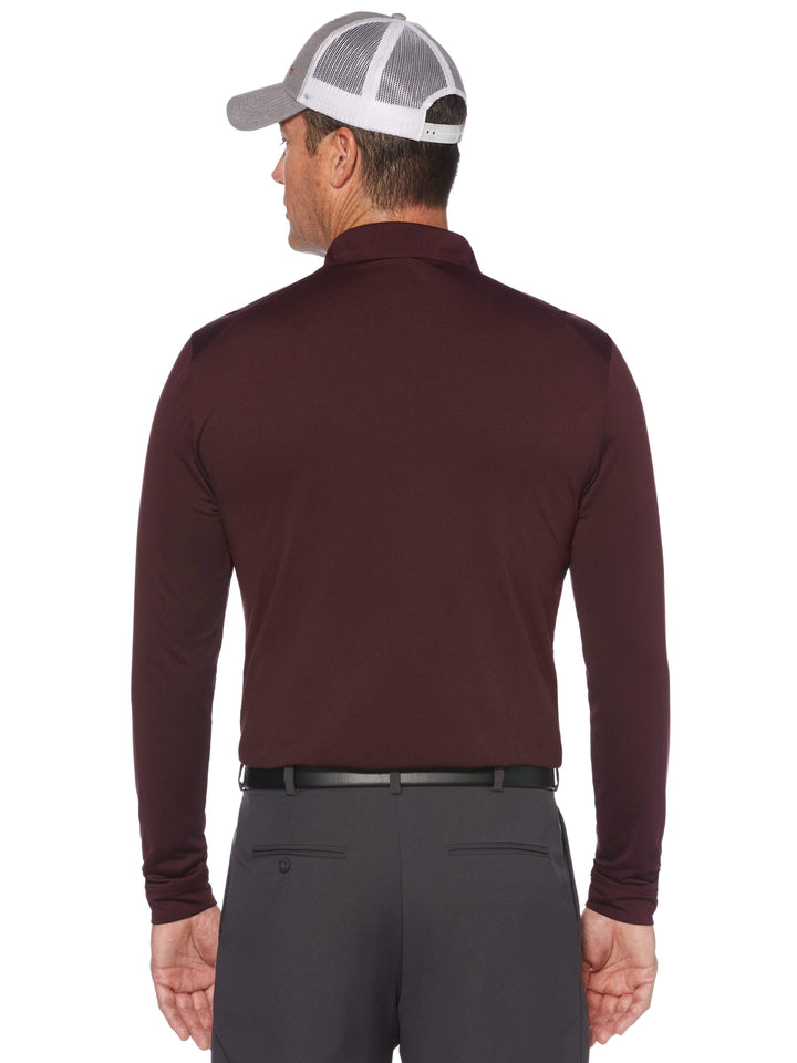 Men's Long Sleeve Knit With Pocket Polo