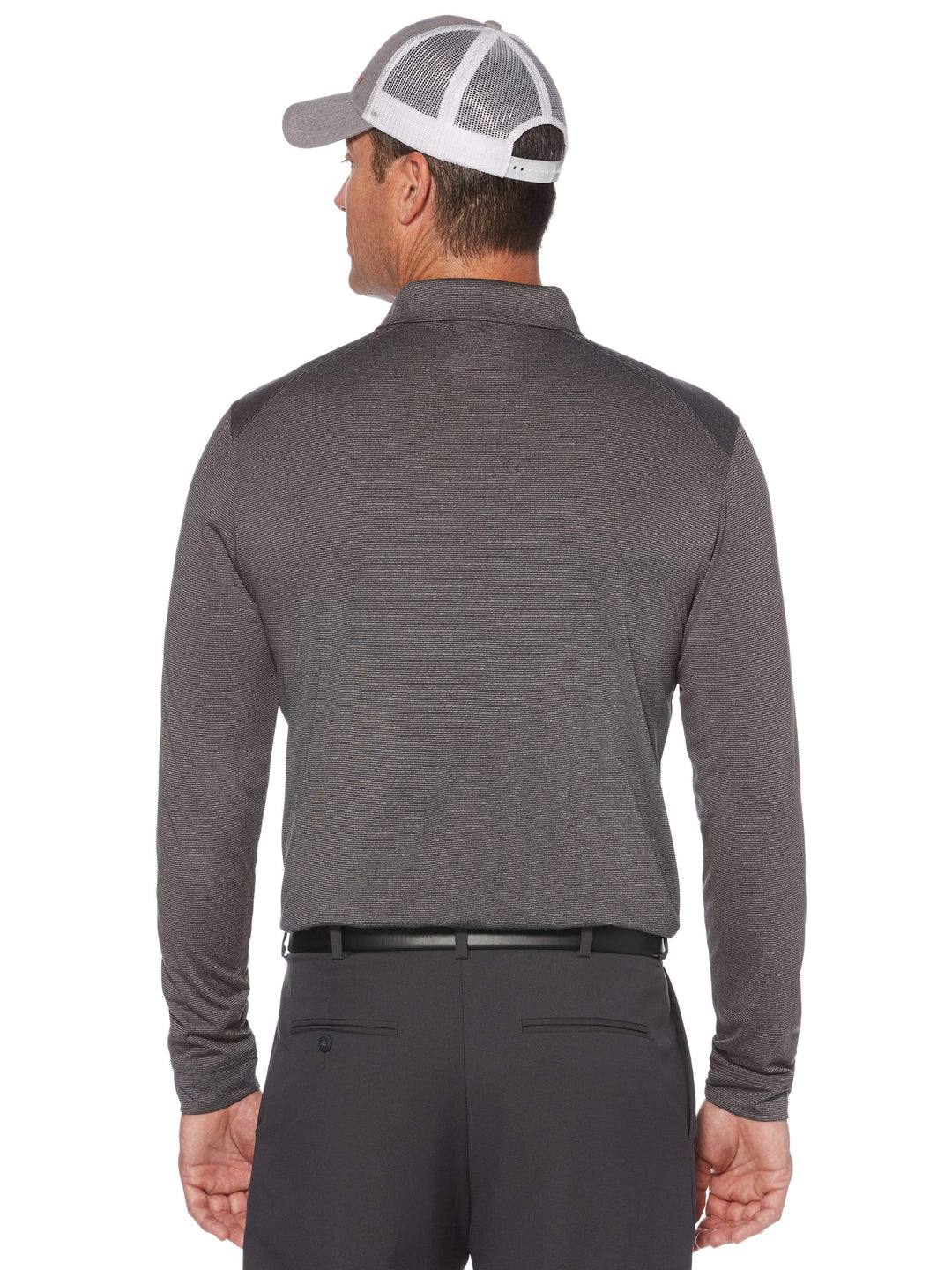 Men's Long Sleeve Knit With Pocket Polo