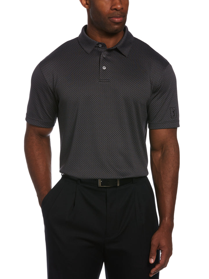 Men's Micro Geo Jacquard Golf Polo