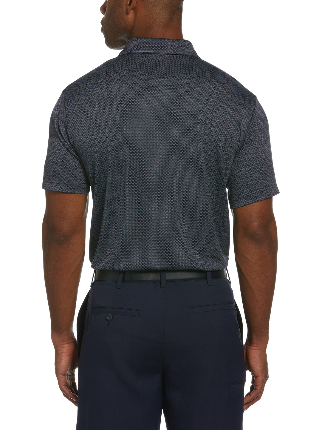 Men's Micro Geo Jacquard Golf Polo