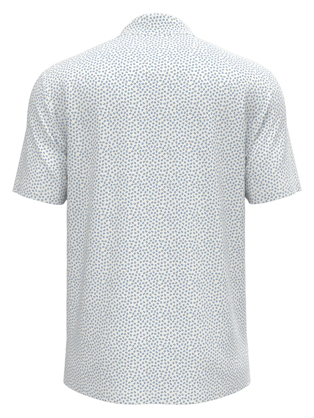 Micro Geo Print Polo (Bright Wh/Tradew) 