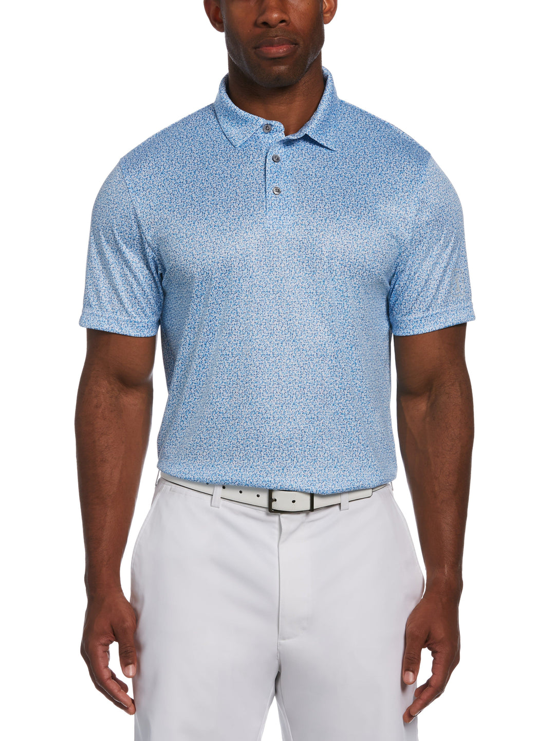 Men's Micro Geo Printed Golf Polo