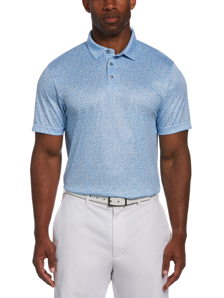 Men's Micro Geo Printed Golf Polo