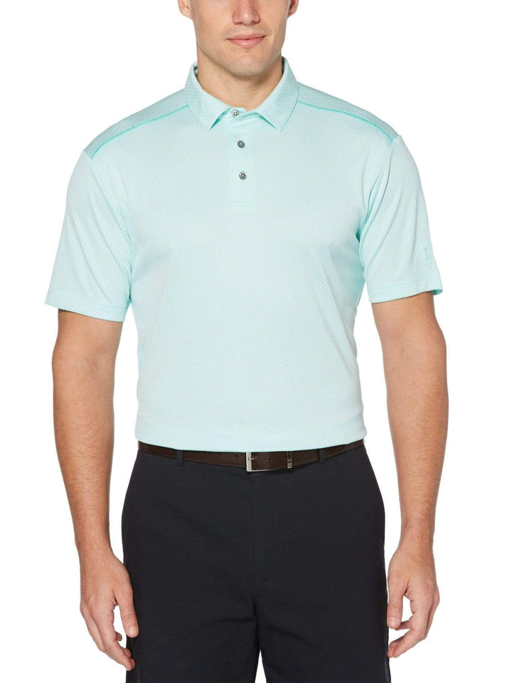Men's Mini Argyle Jacquard Polo