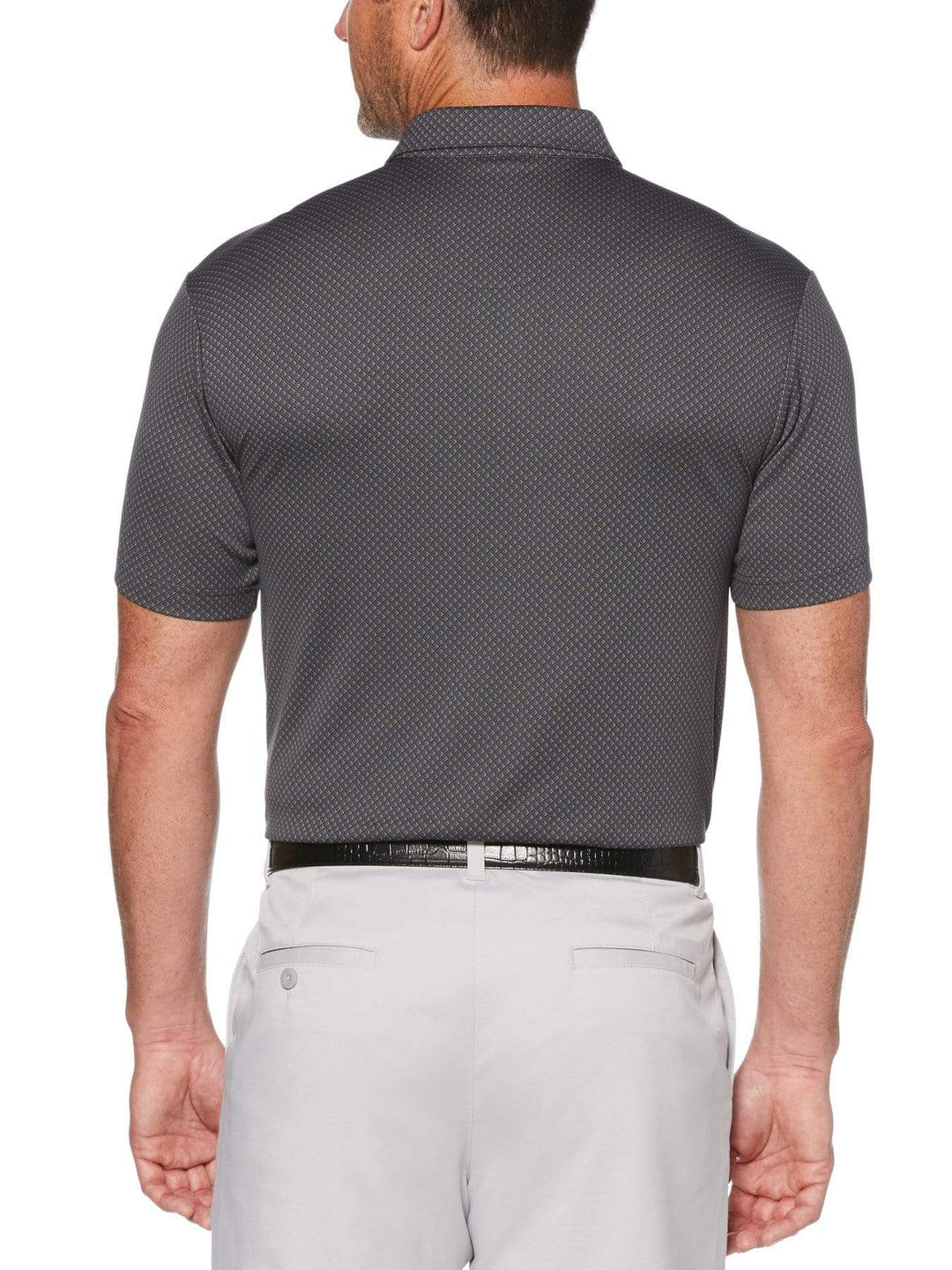 Men's Mini Argyle Jacquard Polo