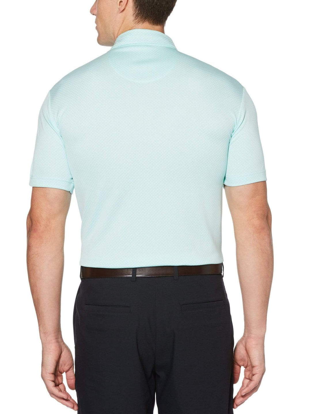 Men's Mini Argyle Jacquard Polo