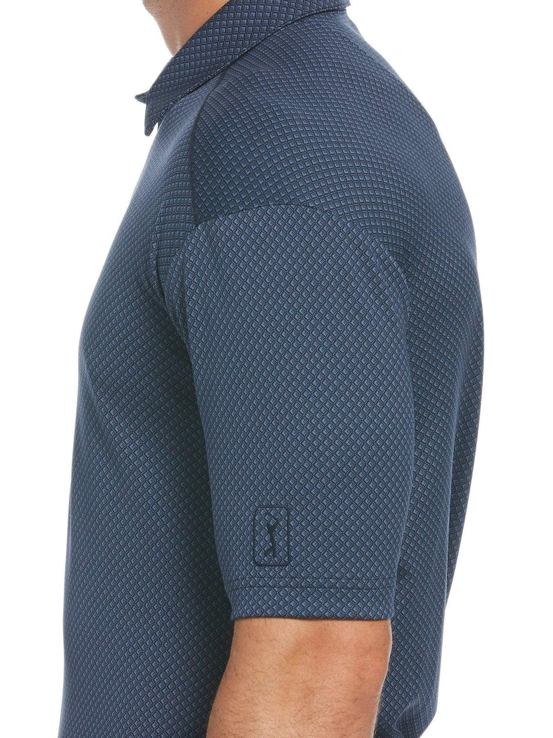 Men's Mini Argyle Jacquard Polo