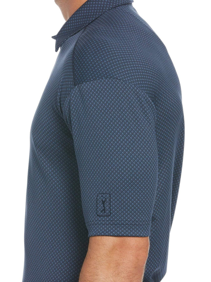 Men's Mini Argyle Jacquard Polo
