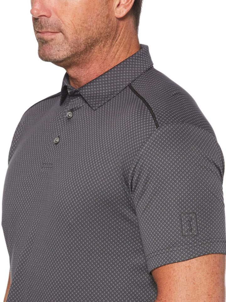 Men's Mini Argyle Jacquard Polo