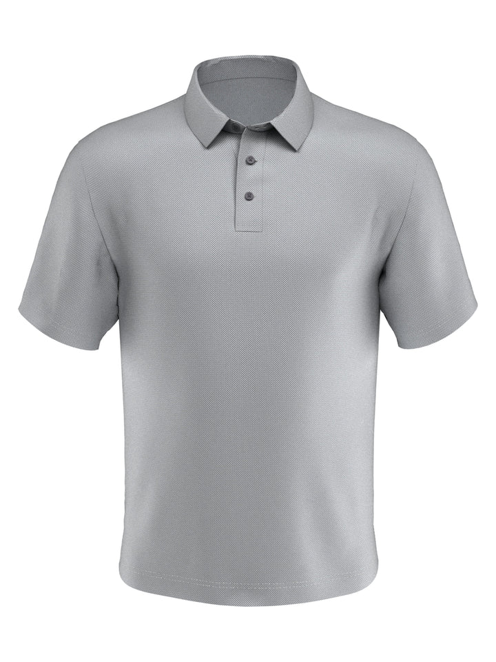 Men's Mini Geometric Jacquard Polo