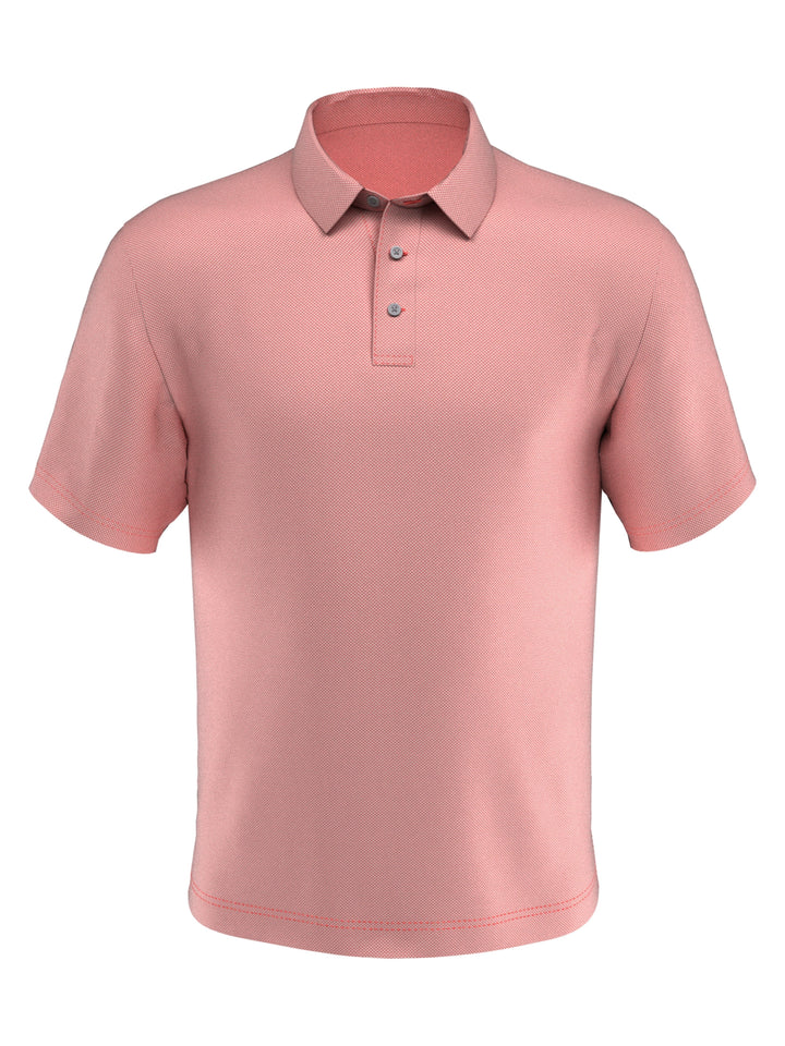 Men's Mini Geometric Jacquard Polo