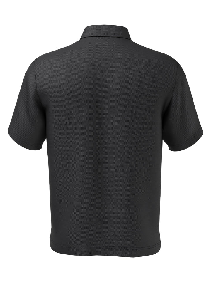 Men's Mini Geometric Jacquard Polo