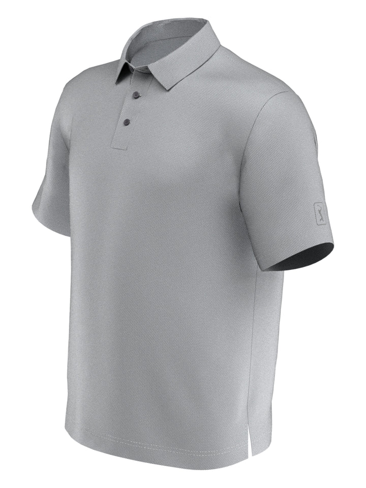 Men's Mini Geometric Jacquard Polo