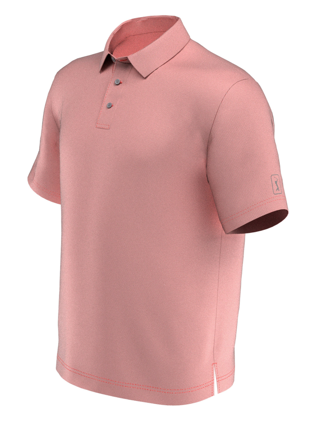 Men's Mini Geometric Jacquard Polo