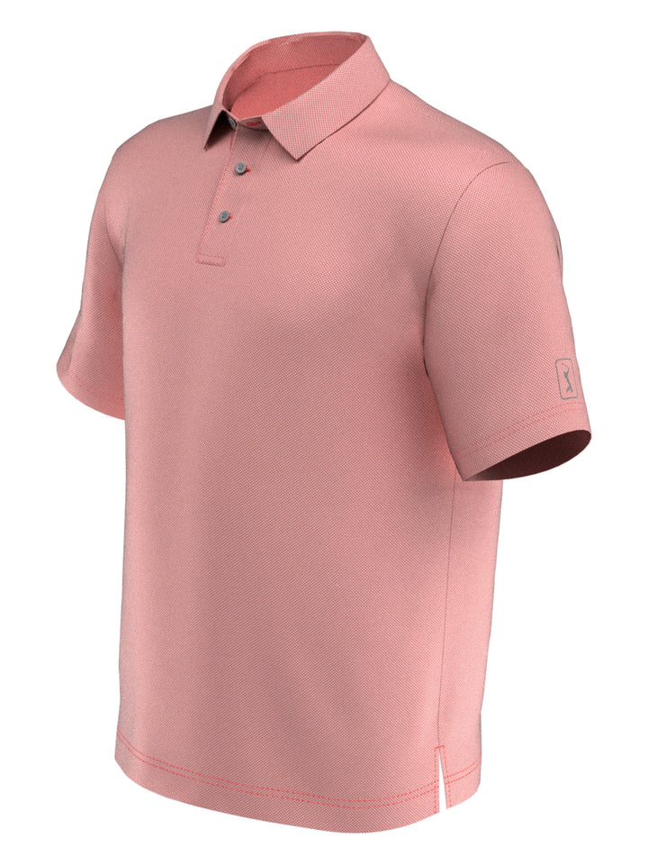 Men's Mini Geometric Jacquard Polo