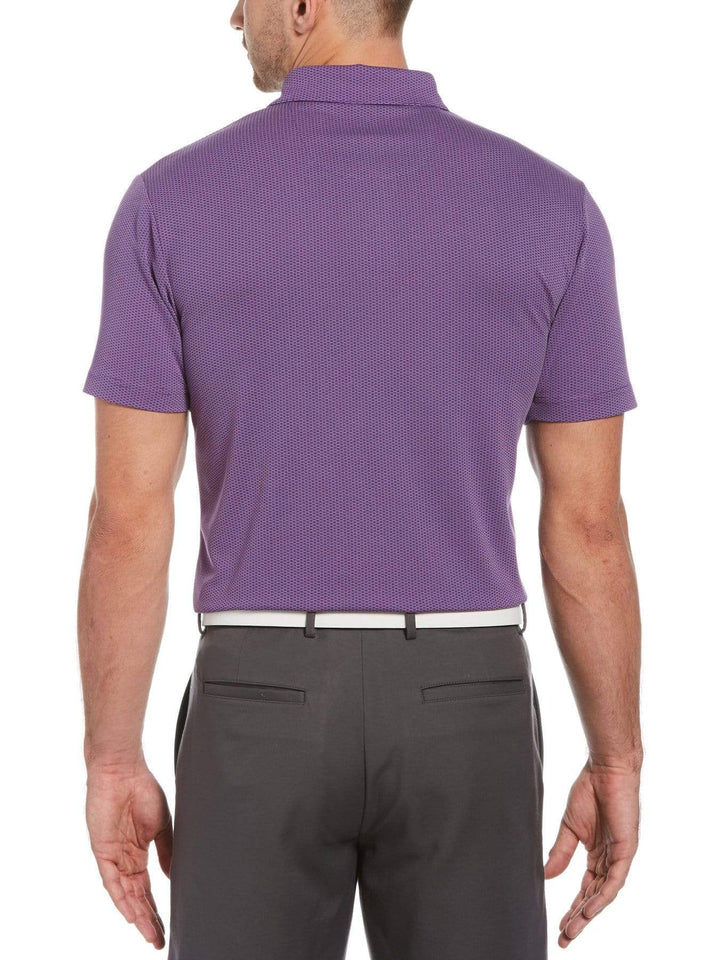 Men's Mini Horizontal Stripe Golf Polo