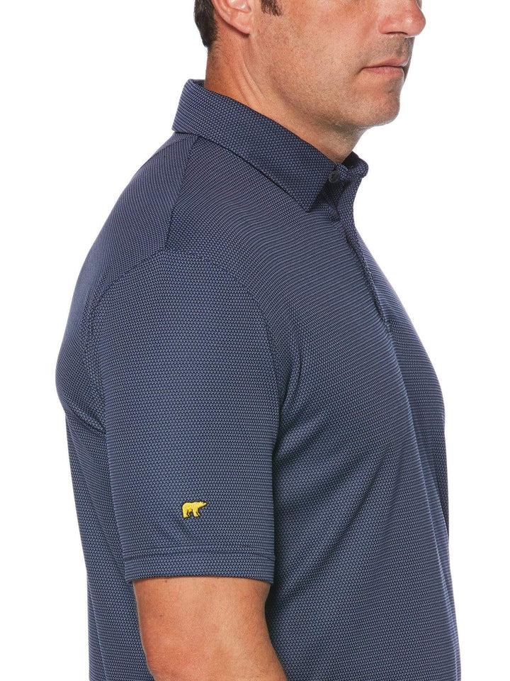 Men's Mini Jacquard Polo
