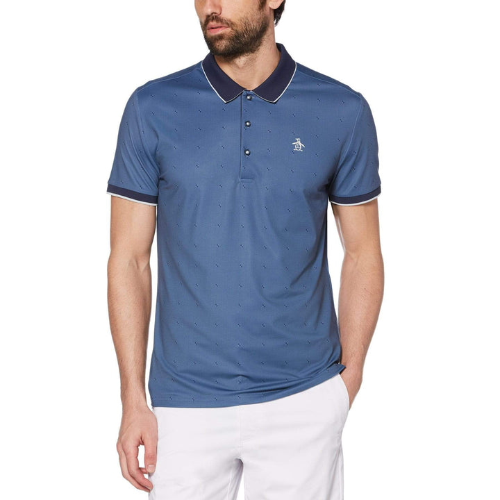 Men's Mini Texture Golf Polo