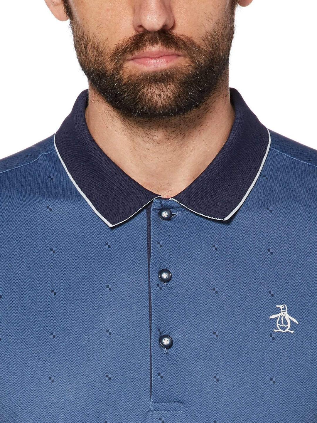 Men's Mini Texture Golf Polo