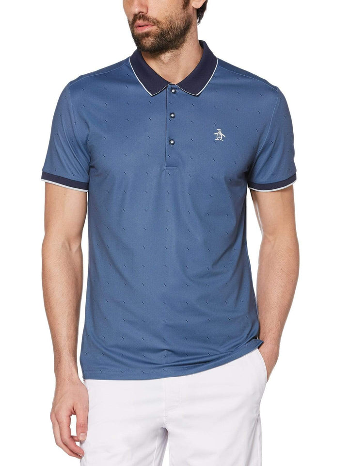 Men's Mini Texture Golf Polo