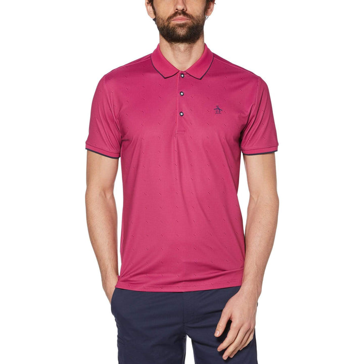 Men's Mini Texture Golf Polo