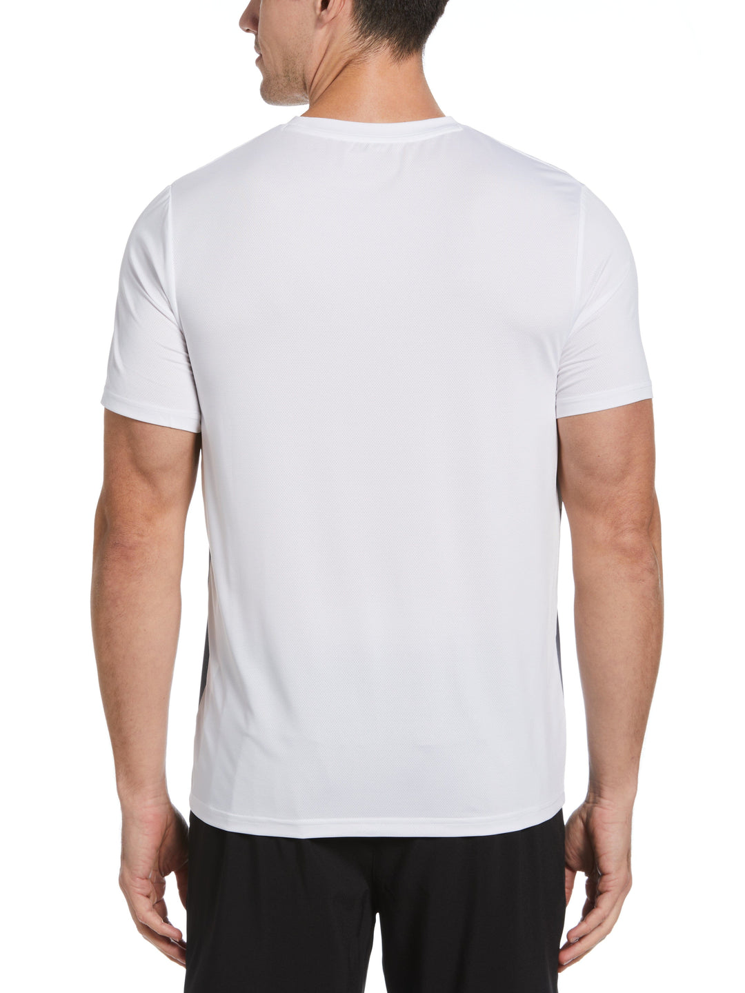 Multi-Line Panel Print Tennis Tee (Flagstone) 