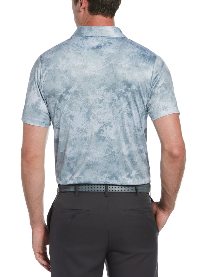 Men's Natures Marble Print Golf Polo