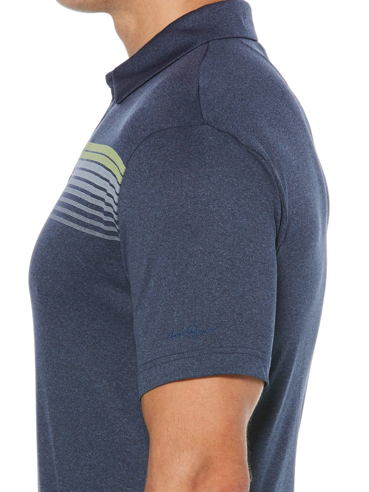 Men's Ombre Stripe Polo