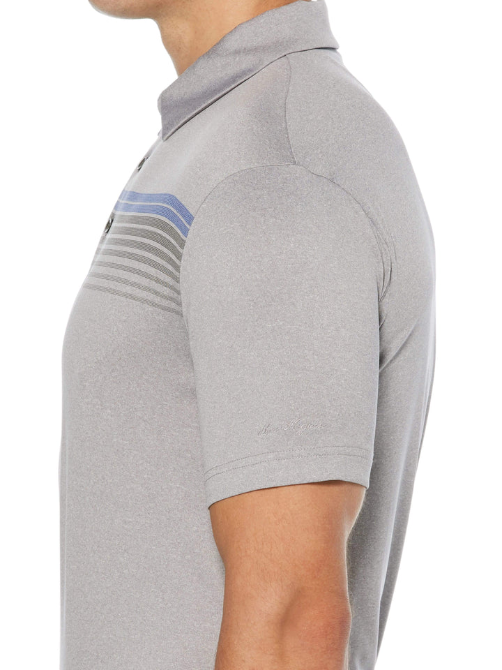 Men's Ombre Stripe Polo