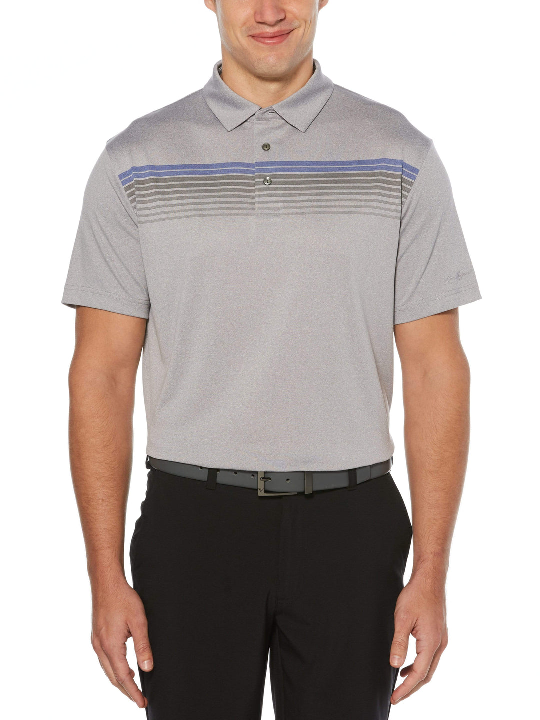 Men's Ombre Stripe Polo