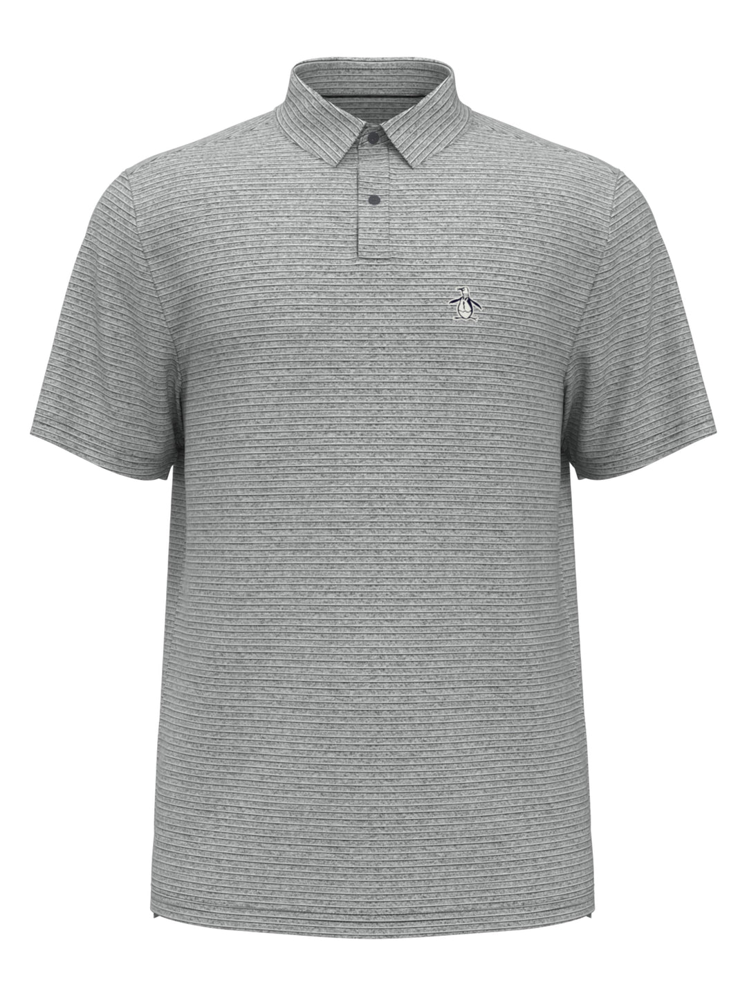 Oxford Fine Stripe Golf Polo (Caviar) 