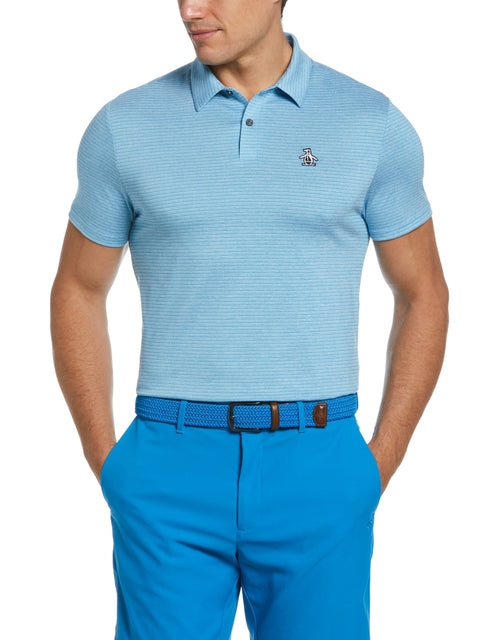 Oxford Fine Stripe Golf Polo (Cloisonne) 